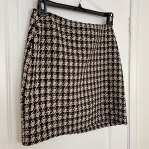 Suzy Shier Checkered Fall Skirt